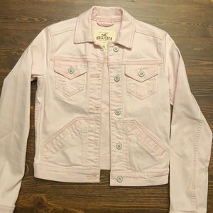 Pink jean jacket